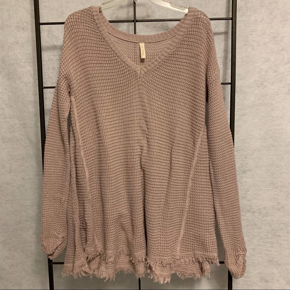 Wishlist V Neck Oversize‎ Sweater Women’s Size M/L